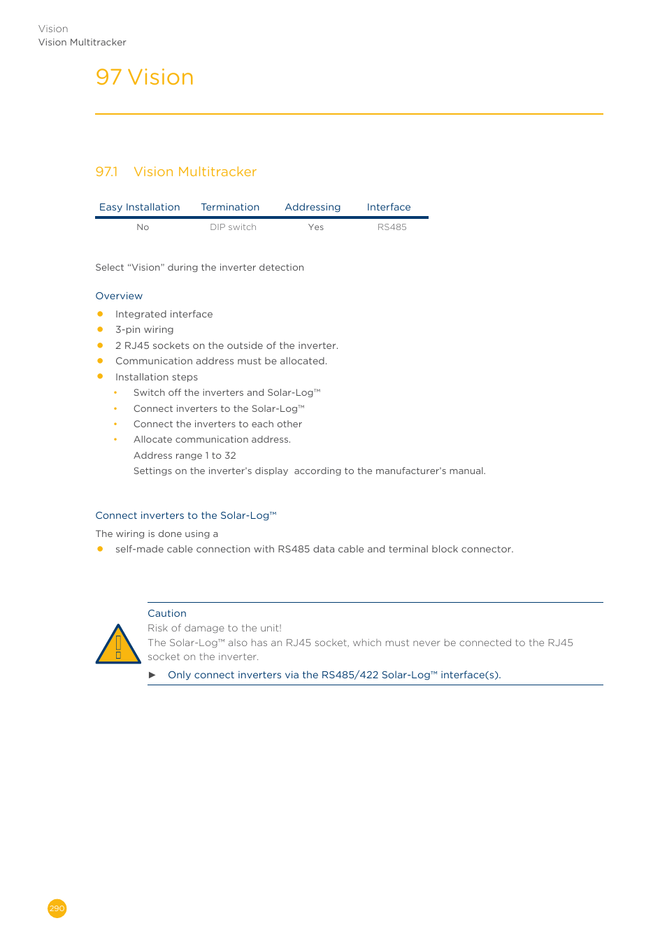 97 vision | Solare Datensysteme Solar-Log User Manual | Page 290 / 311