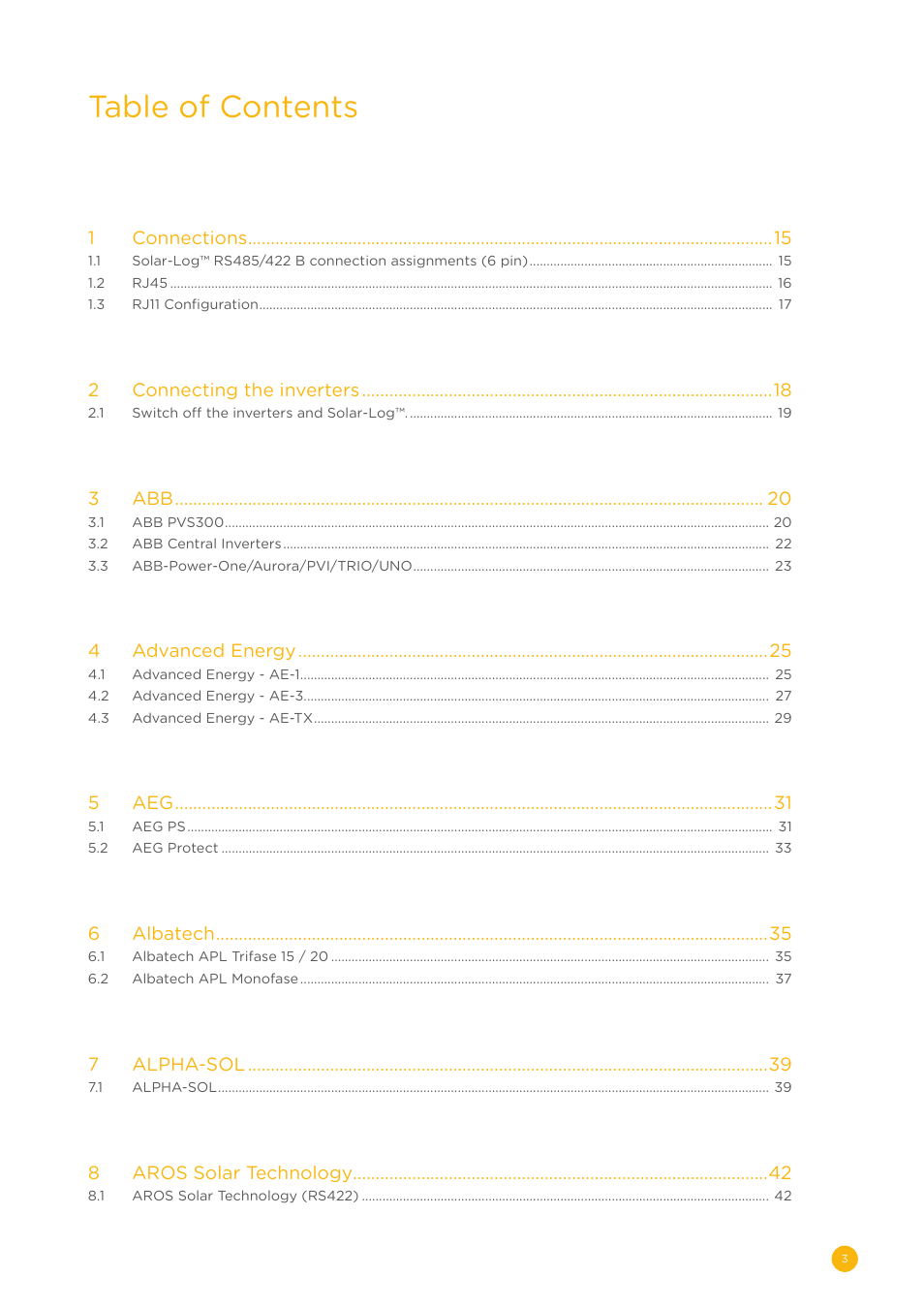 Solare Datensysteme Solar-Log User Manual | Page 3 / 311