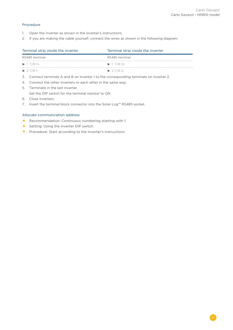 Solare Datensysteme Solar-Log User Manual | Page 57 / 311