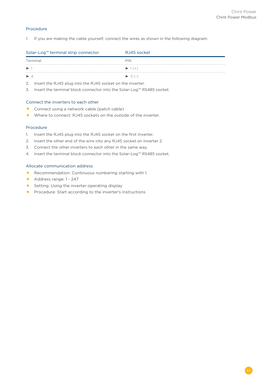 Solare Datensysteme Solar-Log User Manual | Page 63 / 311