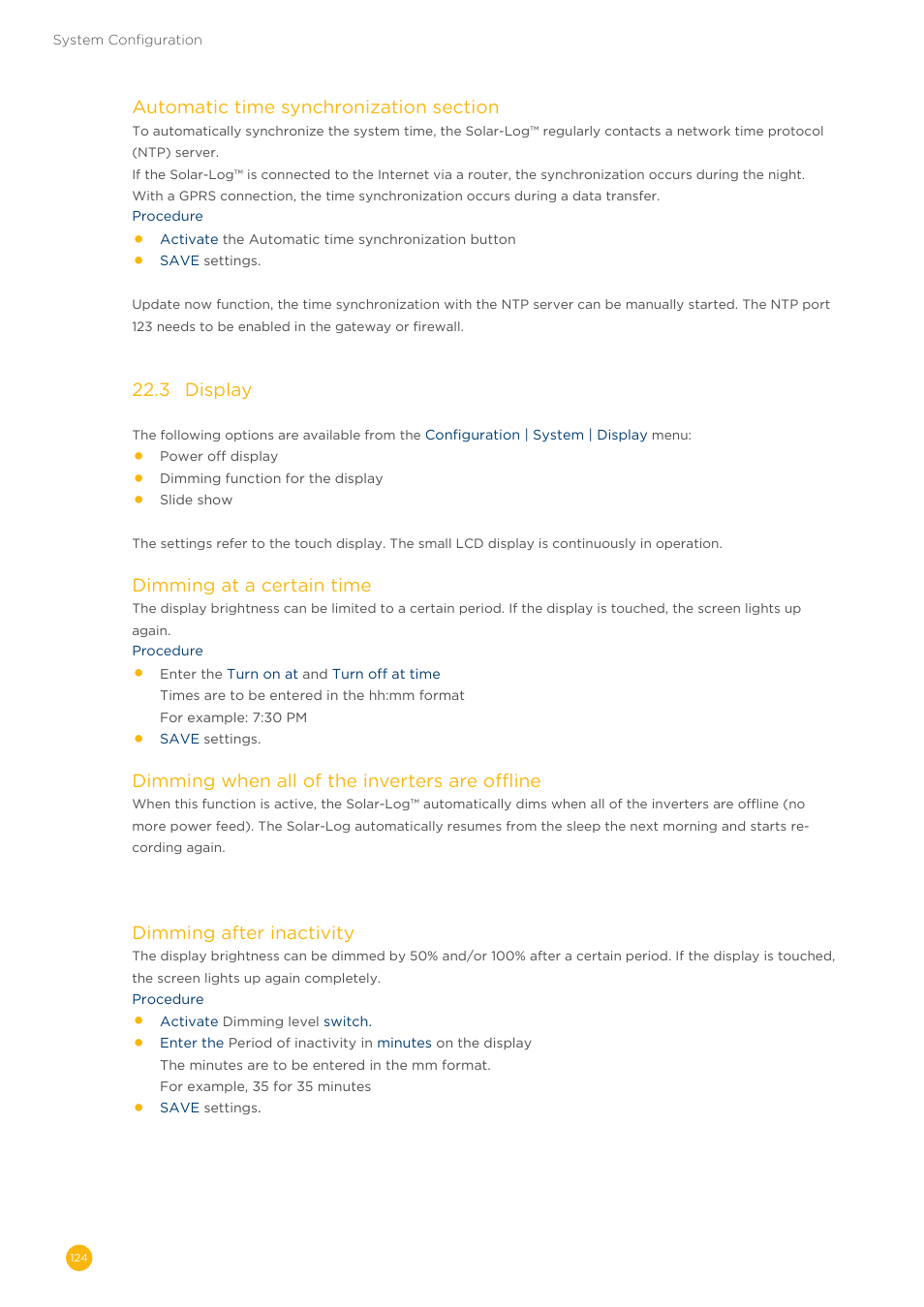 Solare Datensysteme Solar-Log User Manual | Page 124 / 242