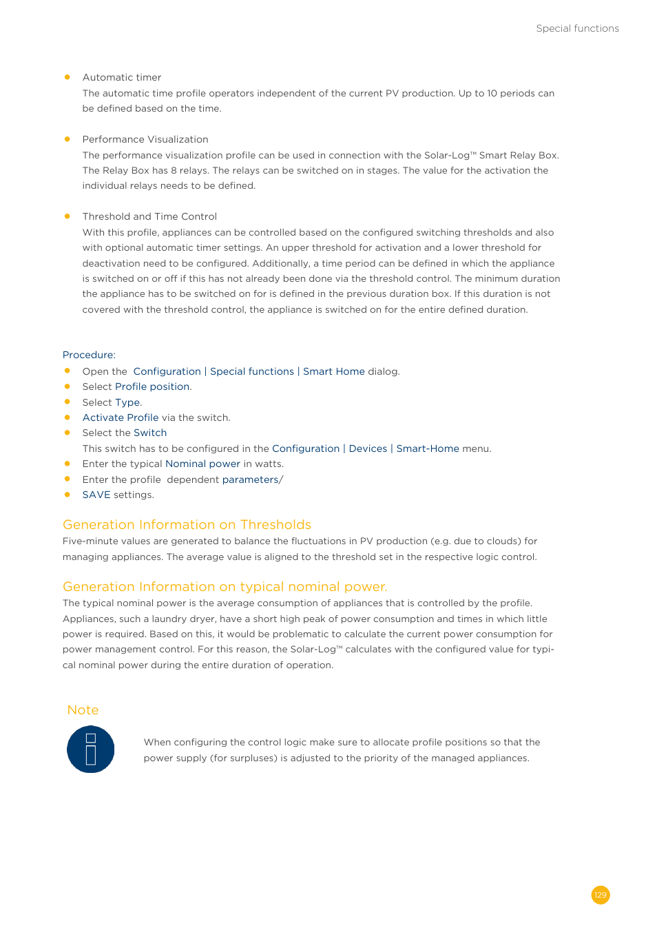Solare Datensysteme Solar-Log User Manual | Page 129 / 242