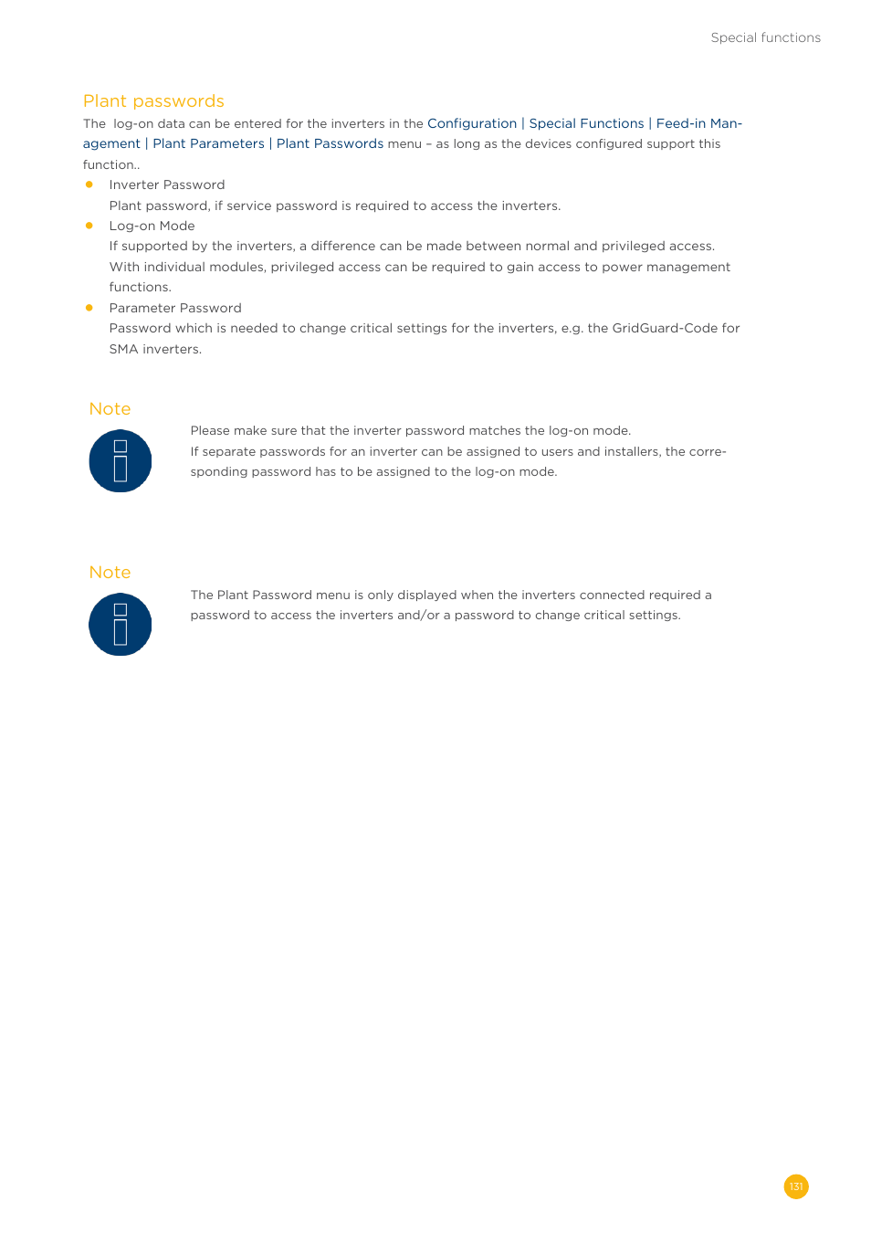 Solare Datensysteme Solar-Log User Manual | Page 131 / 242