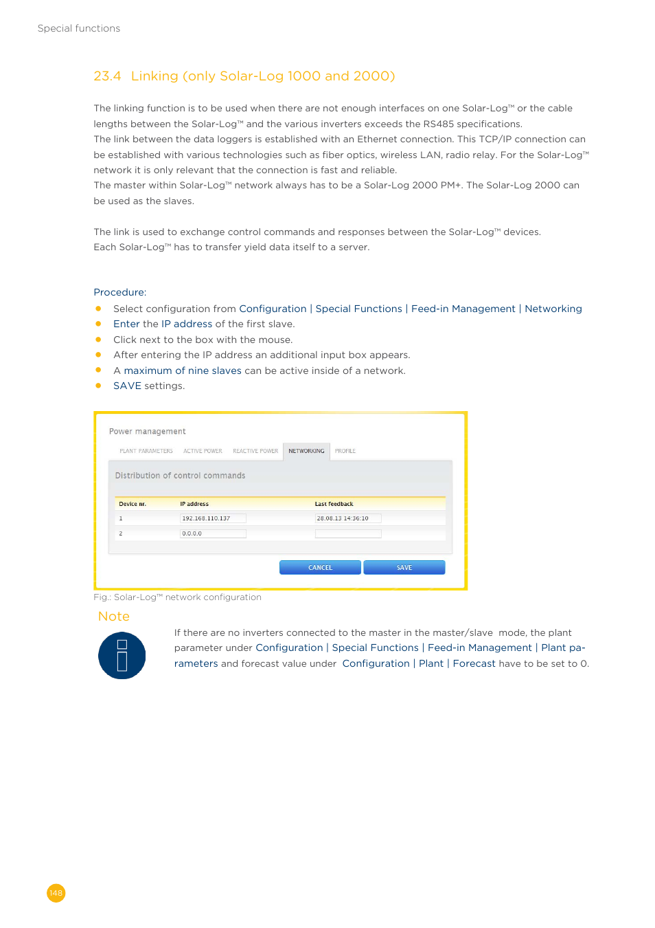 Solare Datensysteme Solar-Log User Manual | Page 148 / 242