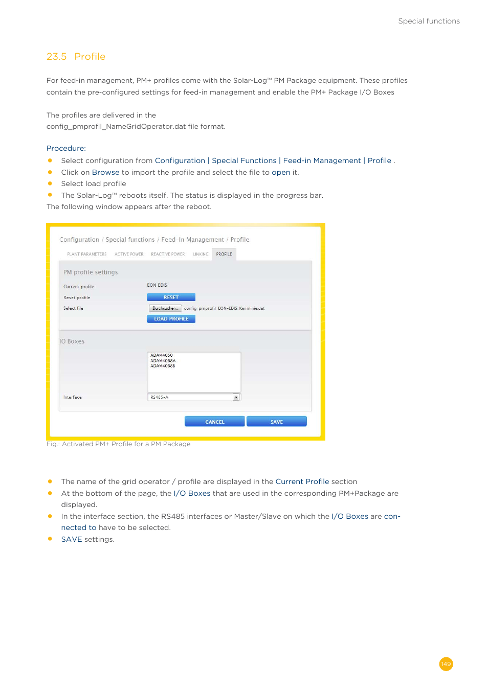 Solare Datensysteme Solar-Log User Manual | Page 149 / 242