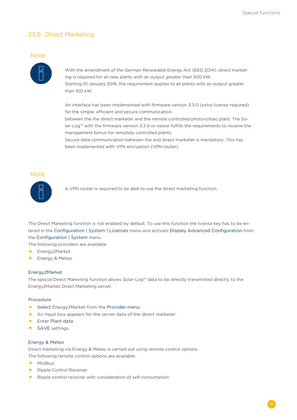 Solare Datensysteme Solar-Log User Manual | Page 151 / 242