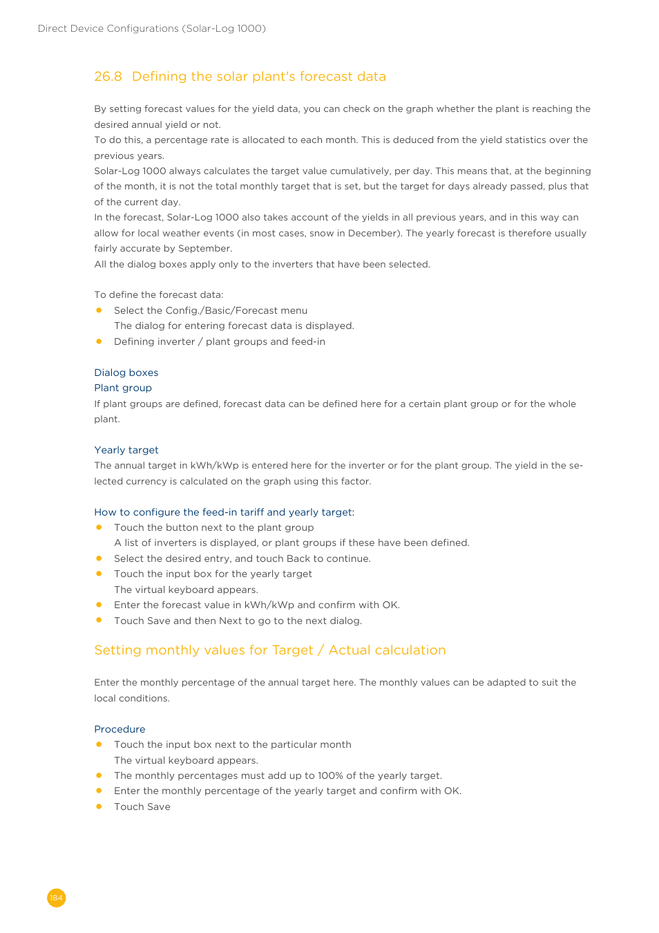 Solare Datensysteme Solar-Log User Manual | Page 184 / 242
