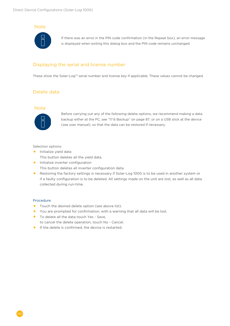 Solare Datensysteme Solar-Log User Manual | Page 190 / 242