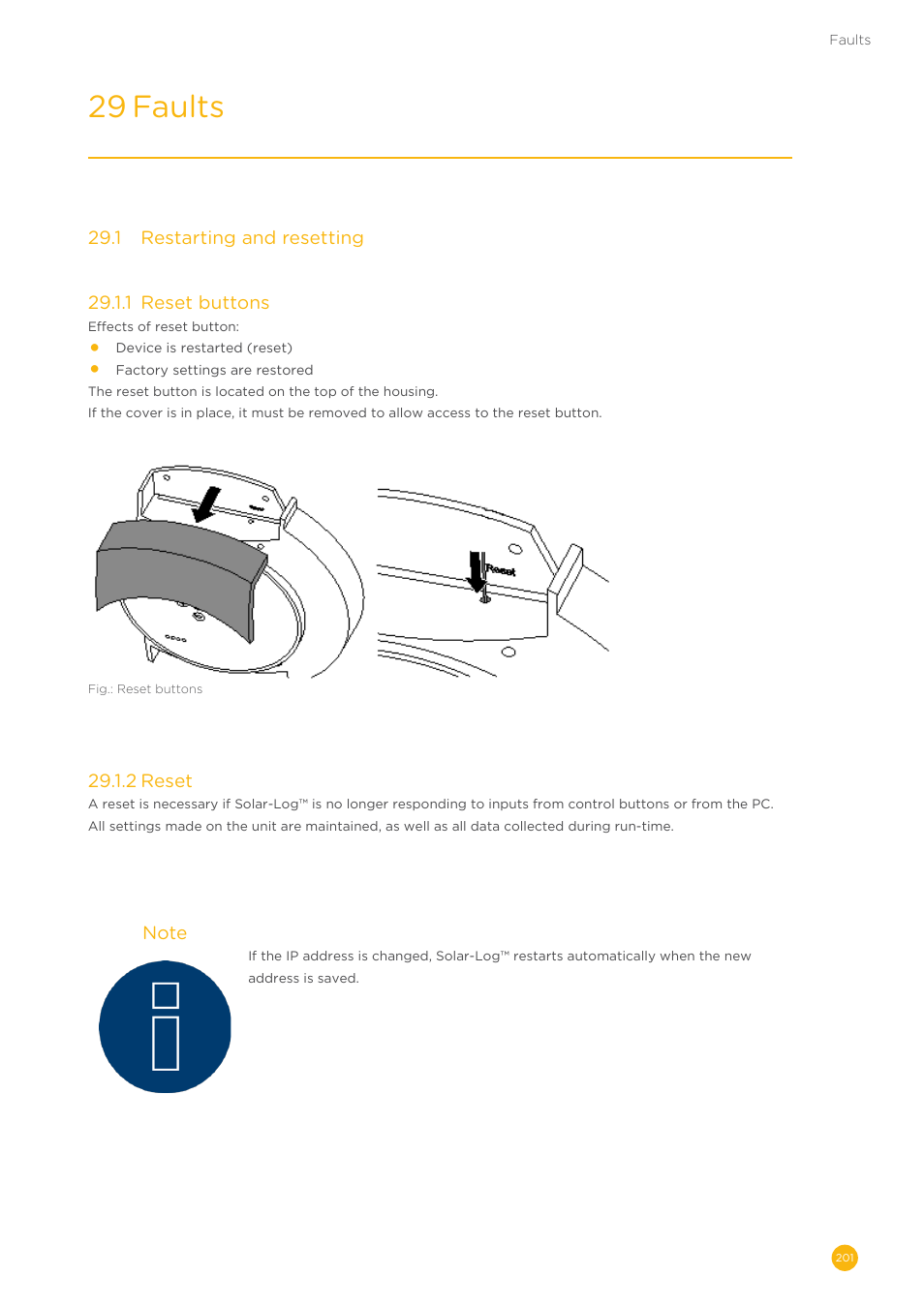29 faults | Solare Datensysteme Solar-Log User Manual | Page 201 / 242