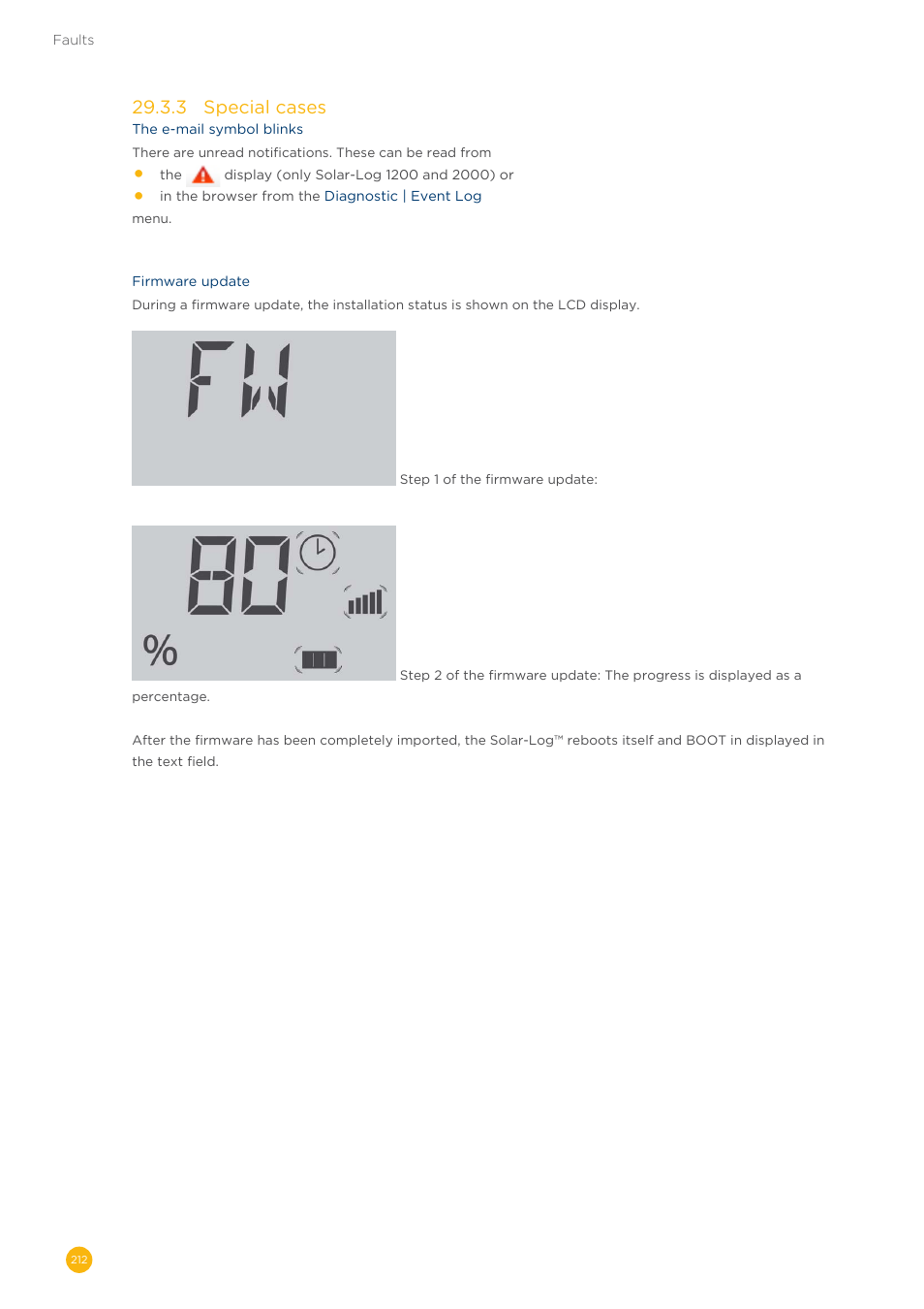 29�3�3 special cases | Solare Datensysteme Solar-Log User Manual | Page 212 / 242