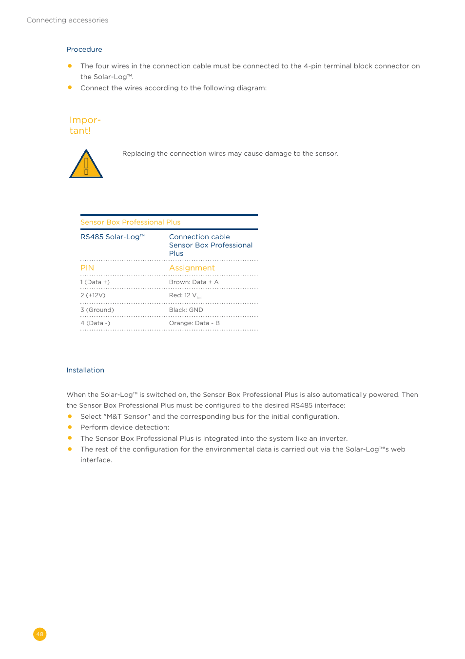 Solare Datensysteme Solar-Log User Manual | Page 48 / 242