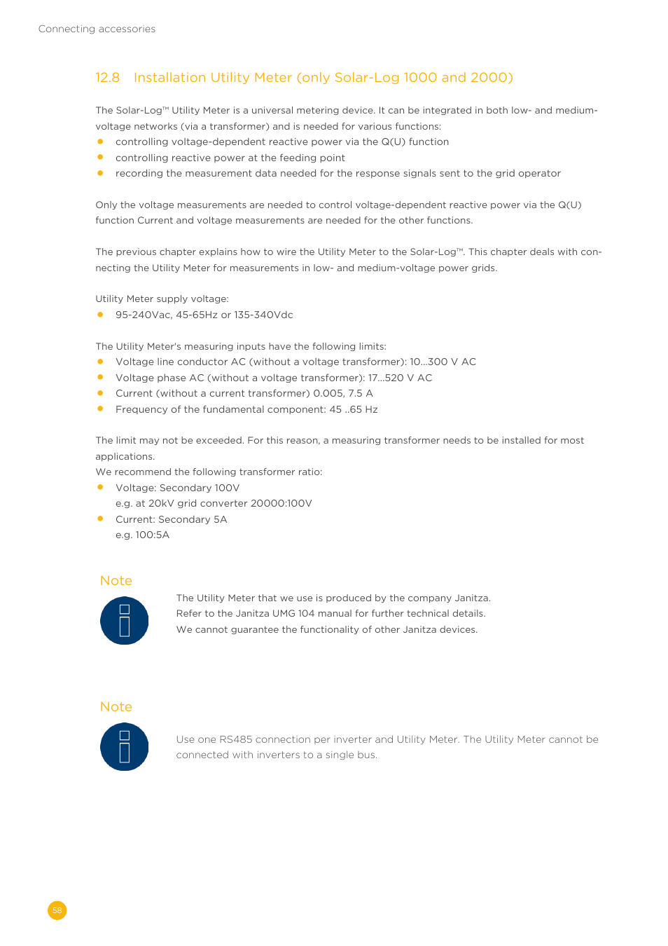 Solare Datensysteme Solar-Log User Manual | Page 58 / 242