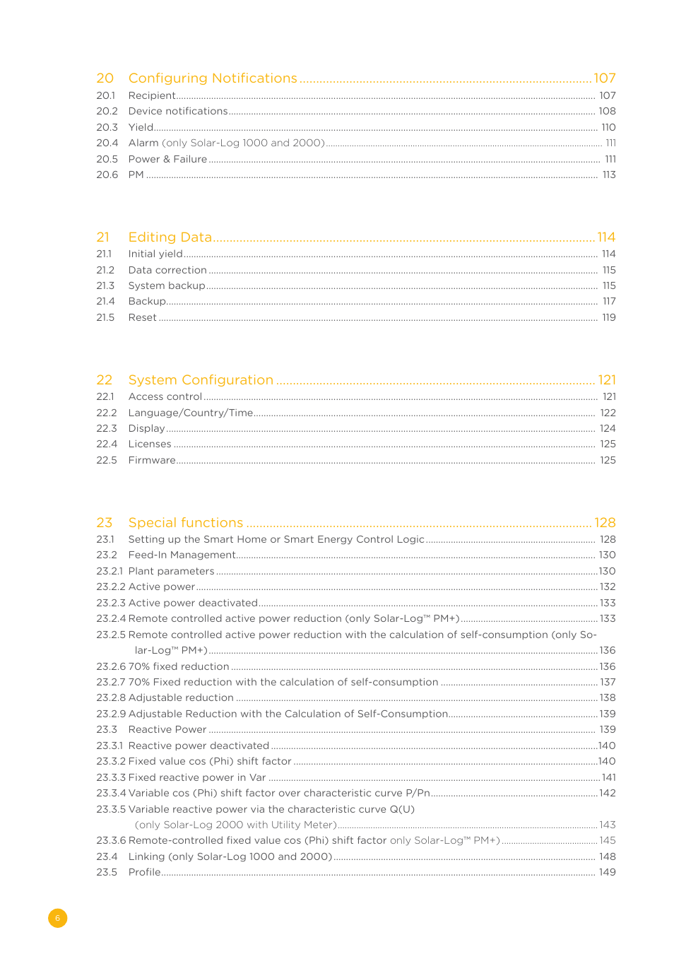Solare Datensysteme Solar-Log User Manual | Page 6 / 242
