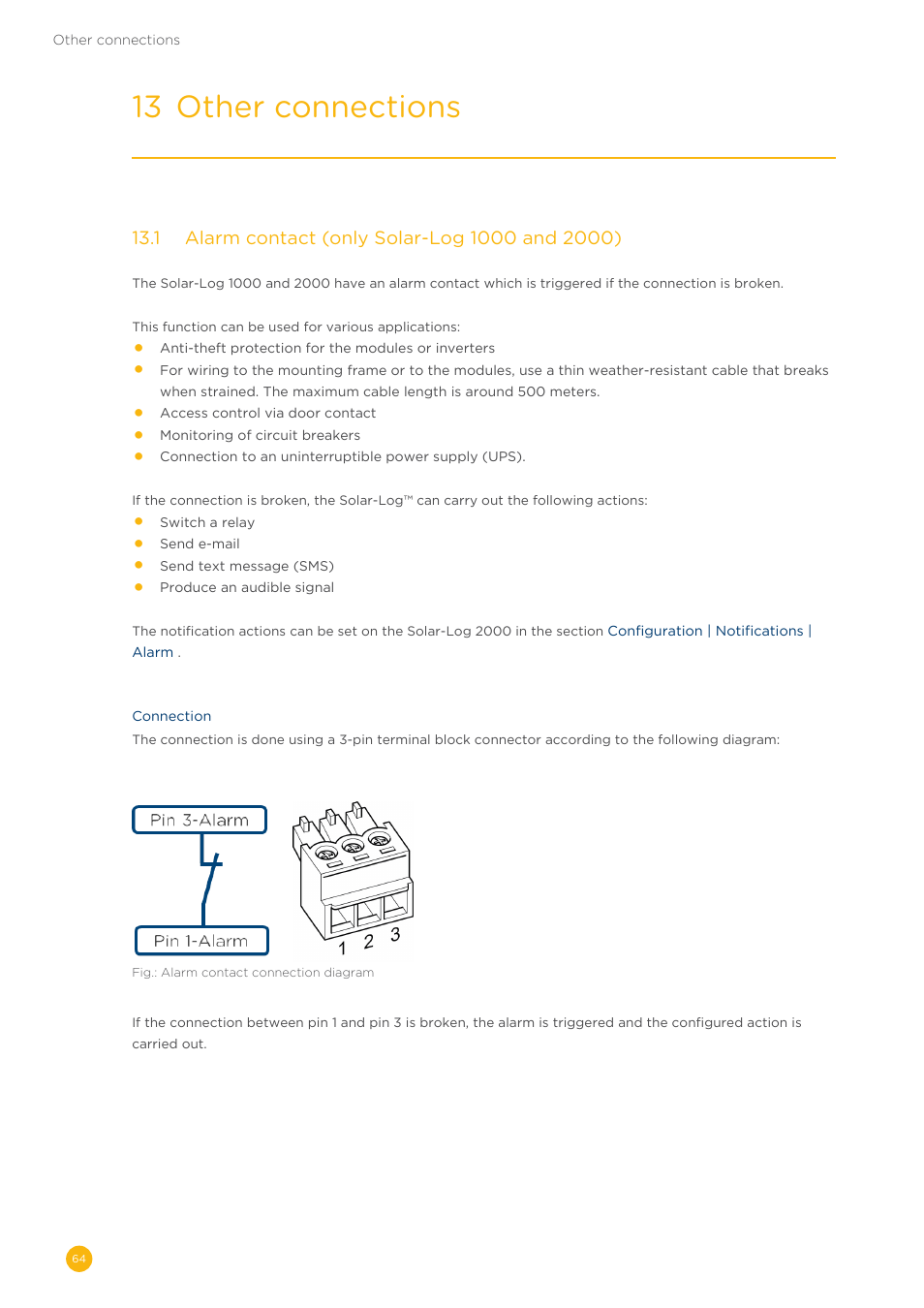 13 other connections | Solare Datensysteme Solar-Log User Manual | Page 64 / 242