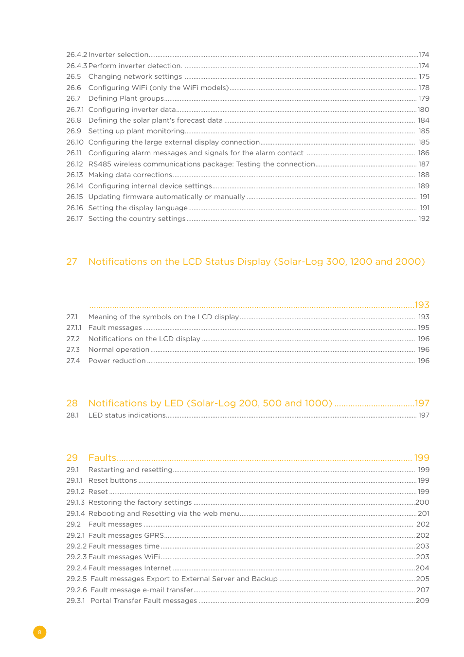Solare Datensysteme Solar-Log User Manual | Page 8 / 242