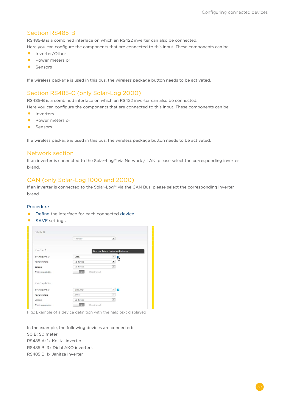 Solare Datensysteme Solar-Log User Manual | Page 89 / 242