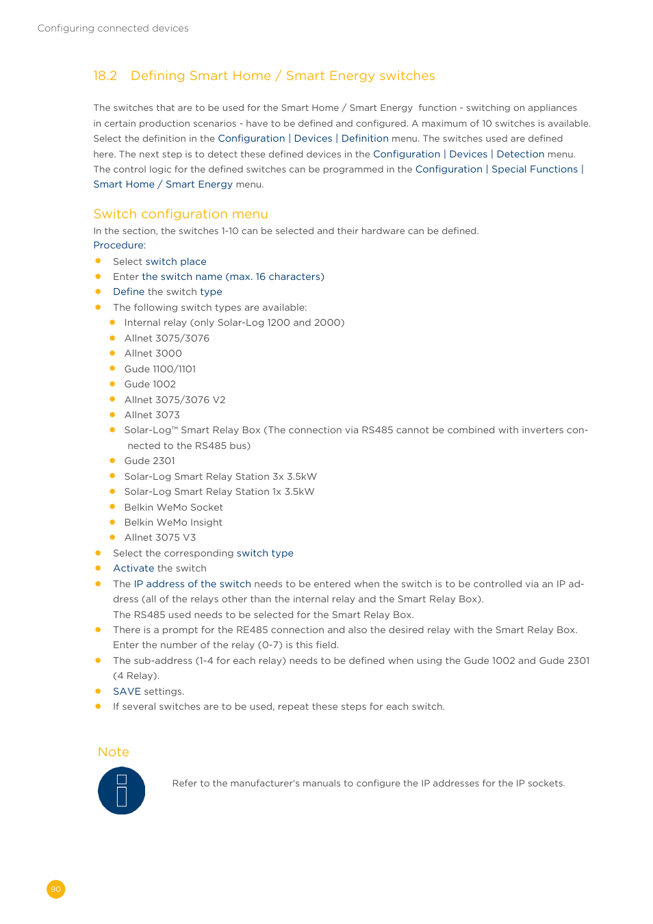 Solare Datensysteme Solar-Log User Manual | Page 90 / 242