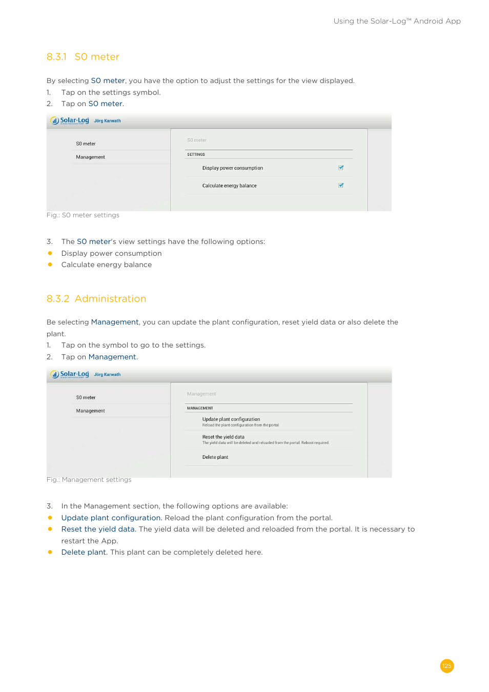 Solare Datensysteme Solar-Log User Manual | Page 125 / 173