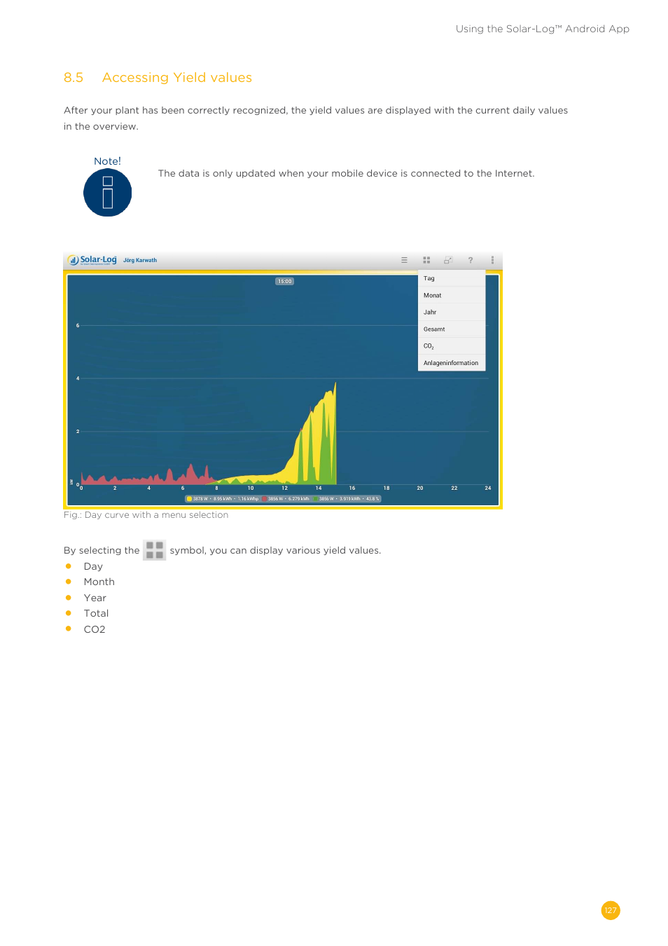 Solare Datensysteme Solar-Log User Manual | Page 127 / 173