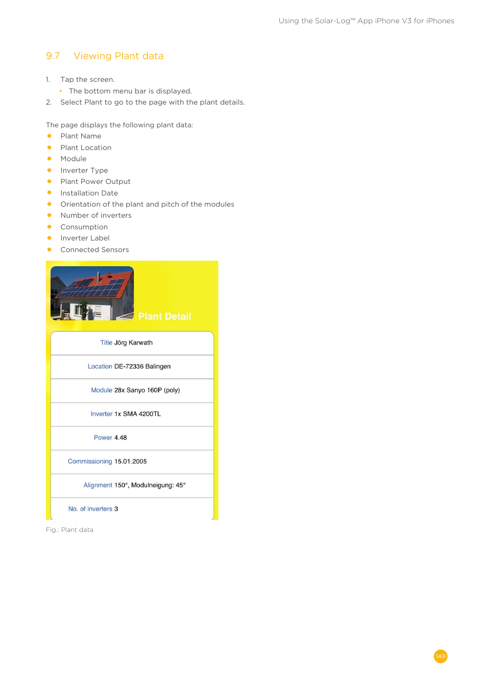 Solare Datensysteme Solar-Log User Manual | Page 149 / 173