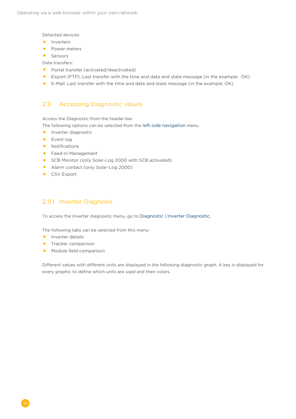 Solare Datensysteme Solar-Log User Manual | Page 38 / 173