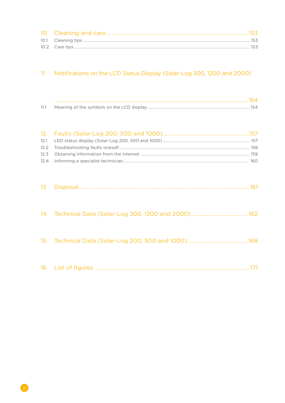 Solare Datensysteme Solar-Log User Manual | Page 6 / 173
