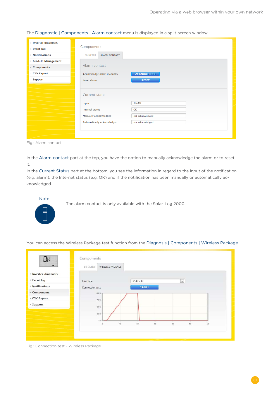 Solare Datensysteme Solar-Log User Manual | Page 61 / 173