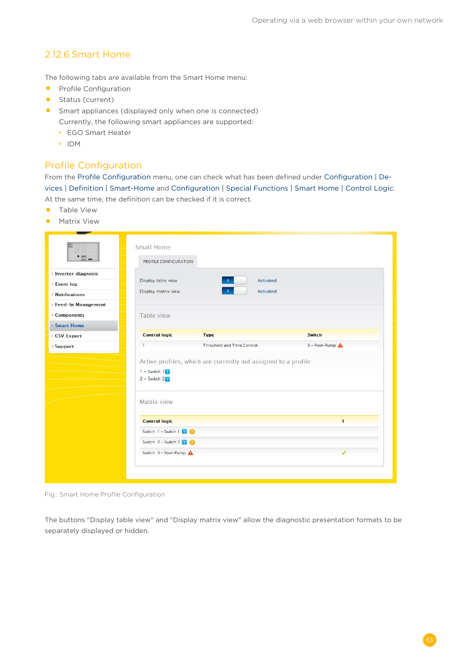 Solare Datensysteme Solar-Log User Manual | Page 63 / 173