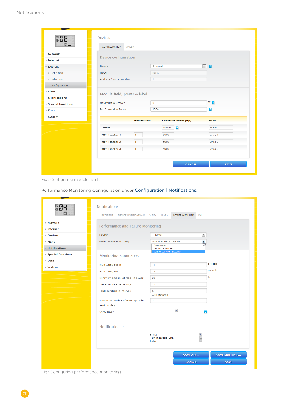 Solare Datensysteme Solar-Log User Manual | Page 76 / 173