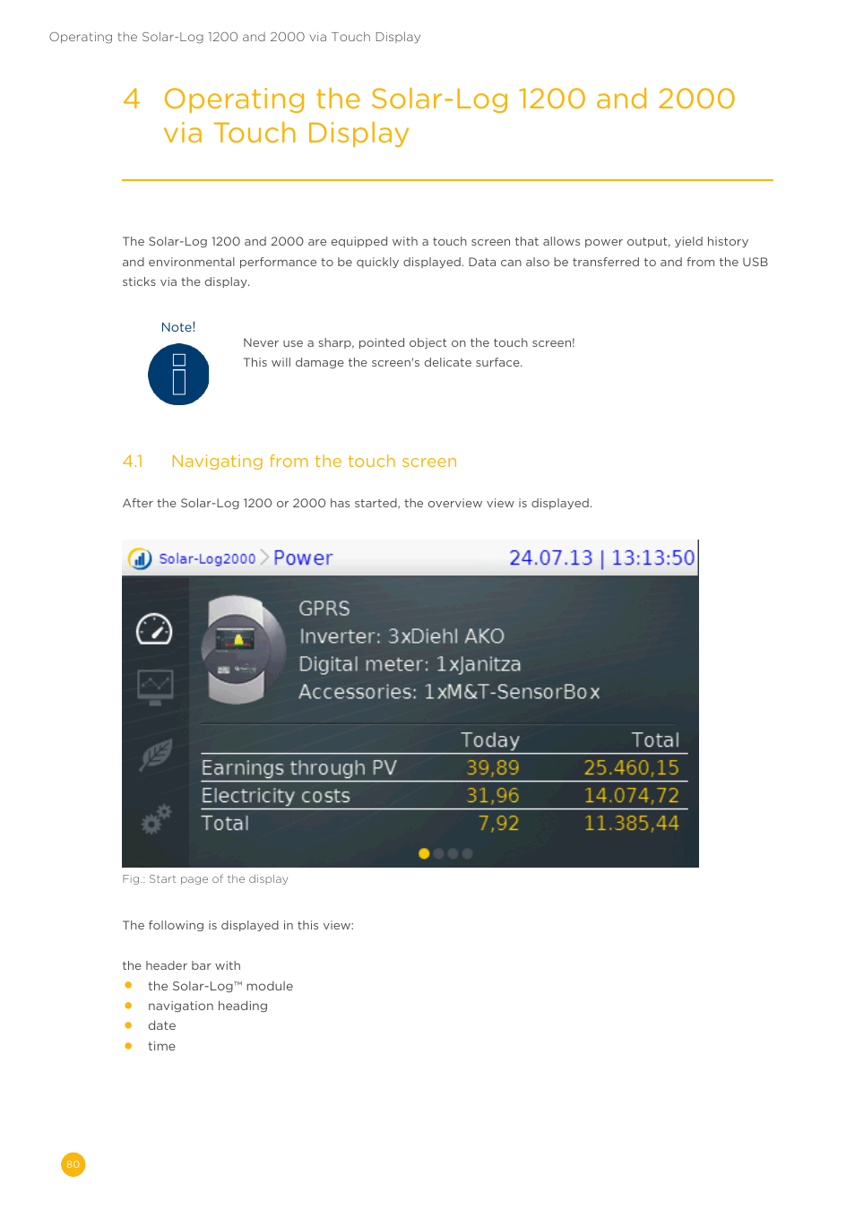 Solare Datensysteme Solar-Log User Manual | Page 80 / 173