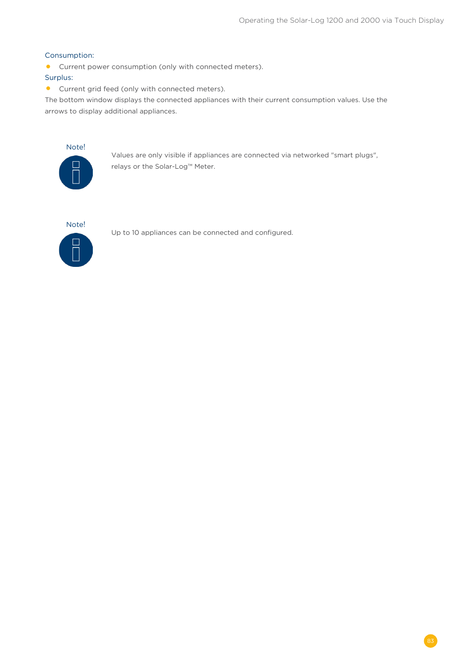 Solare Datensysteme Solar-Log User Manual | Page 83 / 173