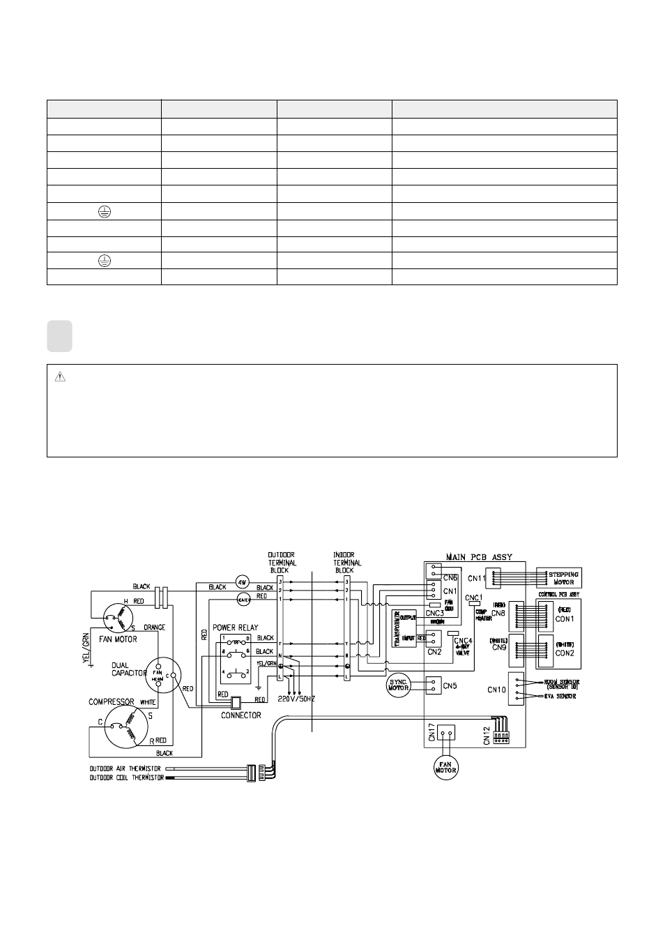 Electrical wiring | Daewoo DPB-280LH User Manual | Page 5 / 51