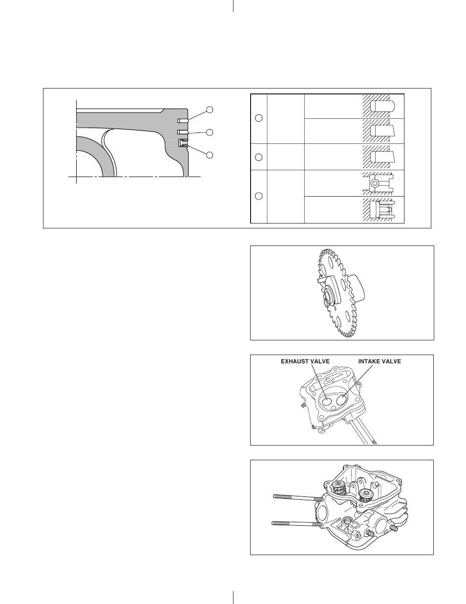 5 piston rings, 7 valve arrangement, 8 cylinder head | 6 camshaft | Subaru Robin EX13 User Manual | Page 12 / 113