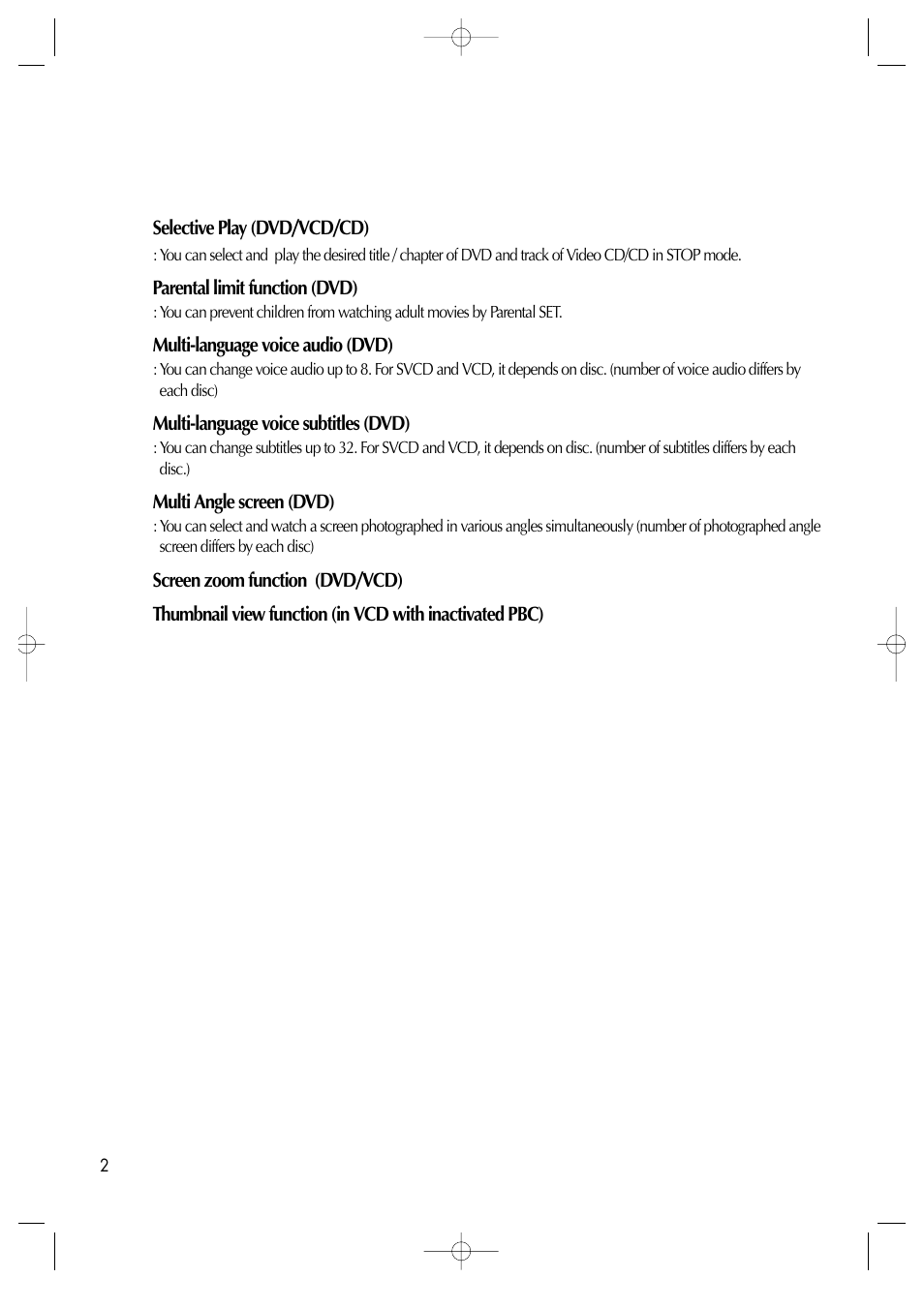 Daewoo dqd-2100d User Manual | Page 3 / 50
