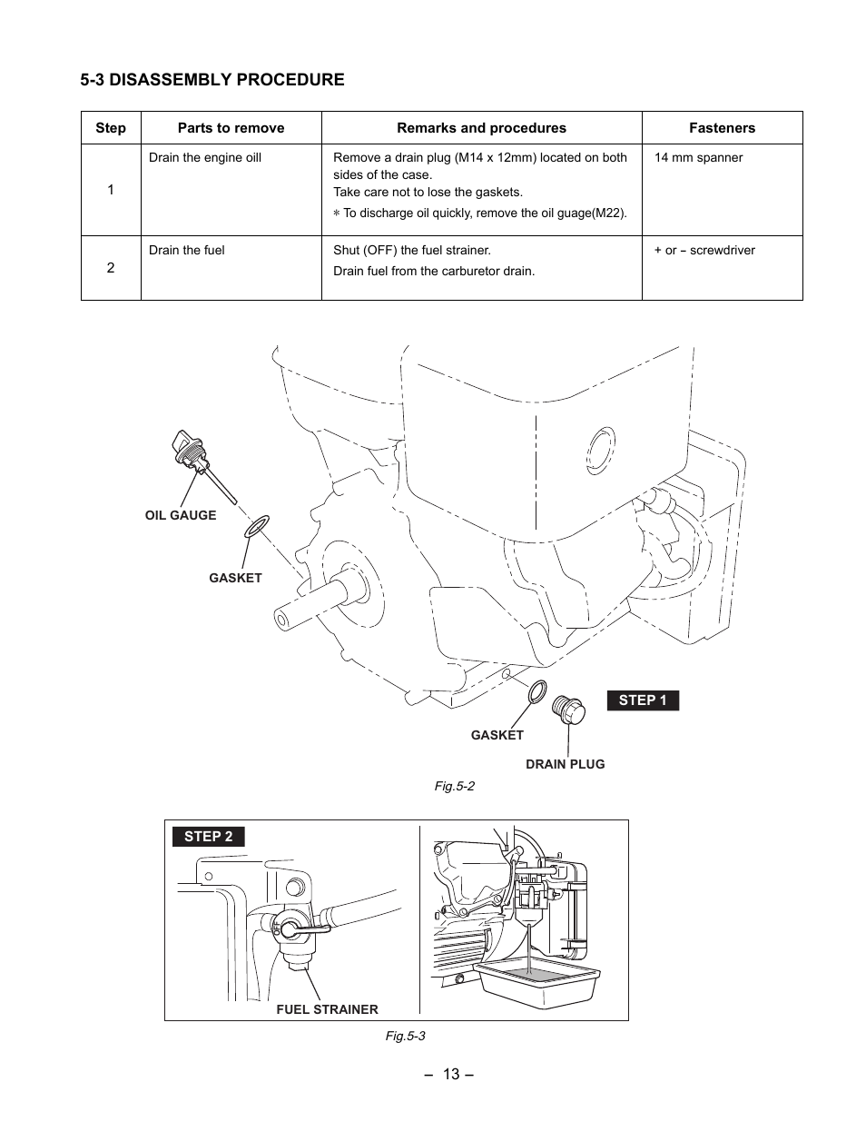 3 disassembly procedure | Subaru Robin EX35 User Manual | Page 17 / 88