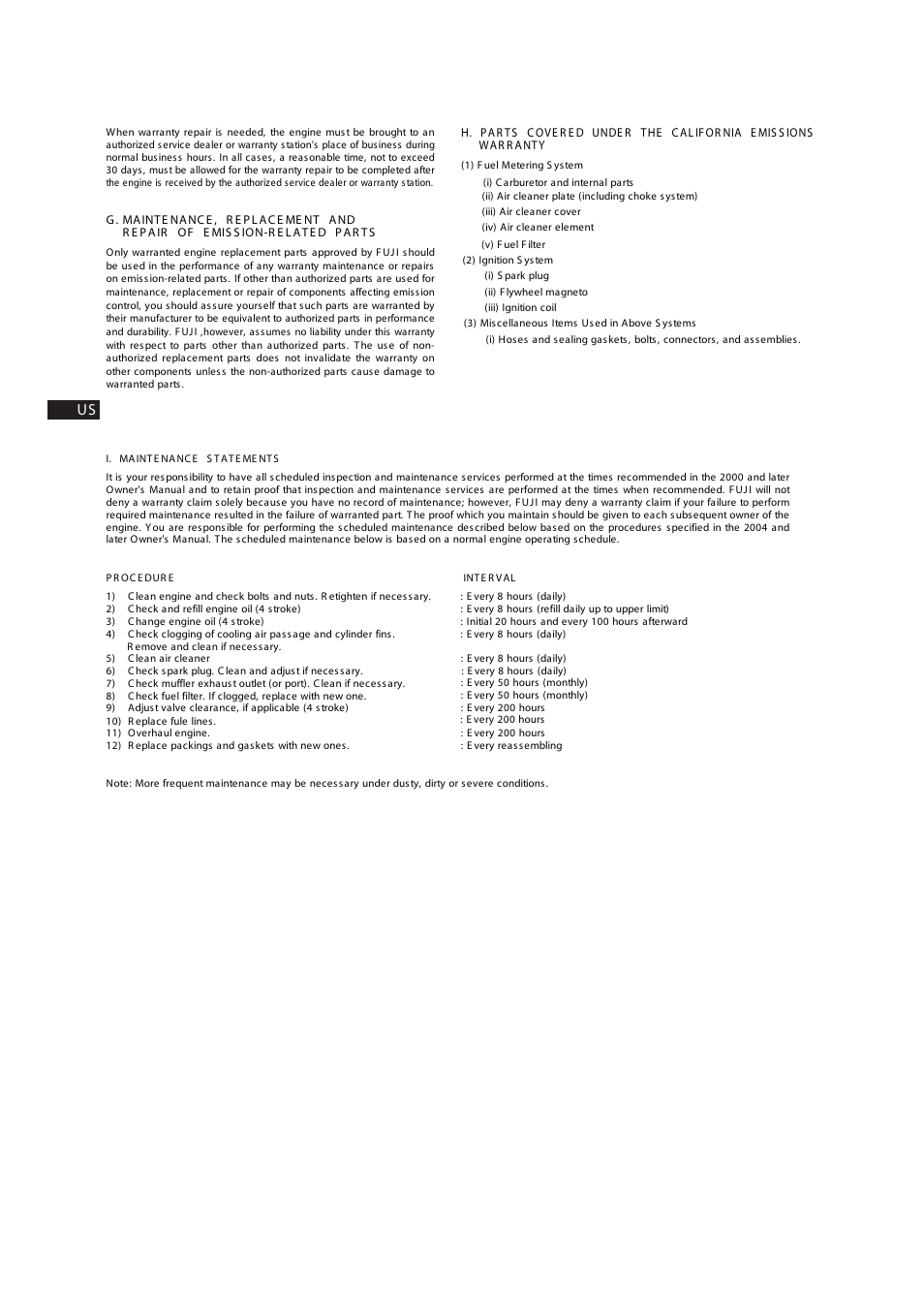 Subaru Robin PKV110 User Manual | Page 7 / 18