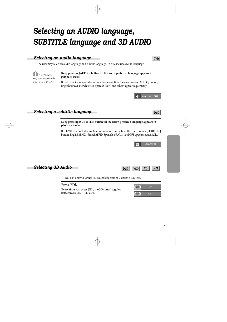 Daewoo SH-3510P User Manual | Page 43 / 66