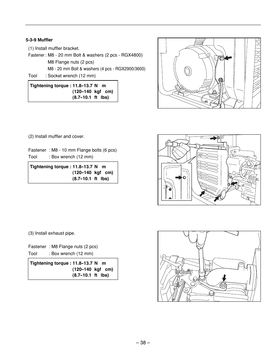 Subaru Robin RGX3600 User Manual | Page 41 / 50