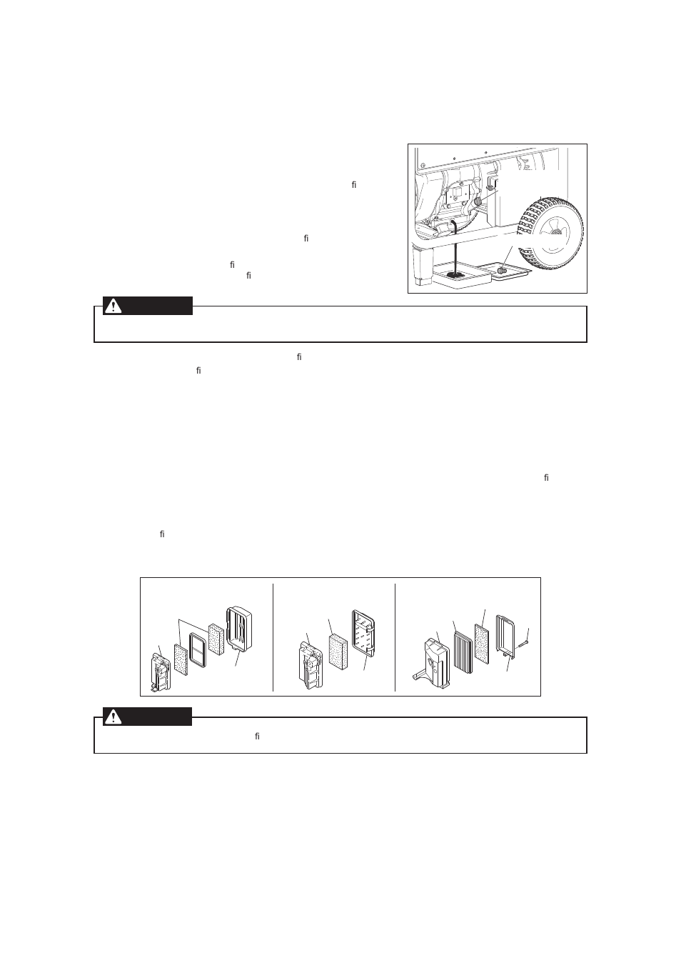 How to” maintenance, Warning, Engine oil change | Servicing the air cleaner | Subaru Robin SGX3500 User Manual | Page 29 / 35