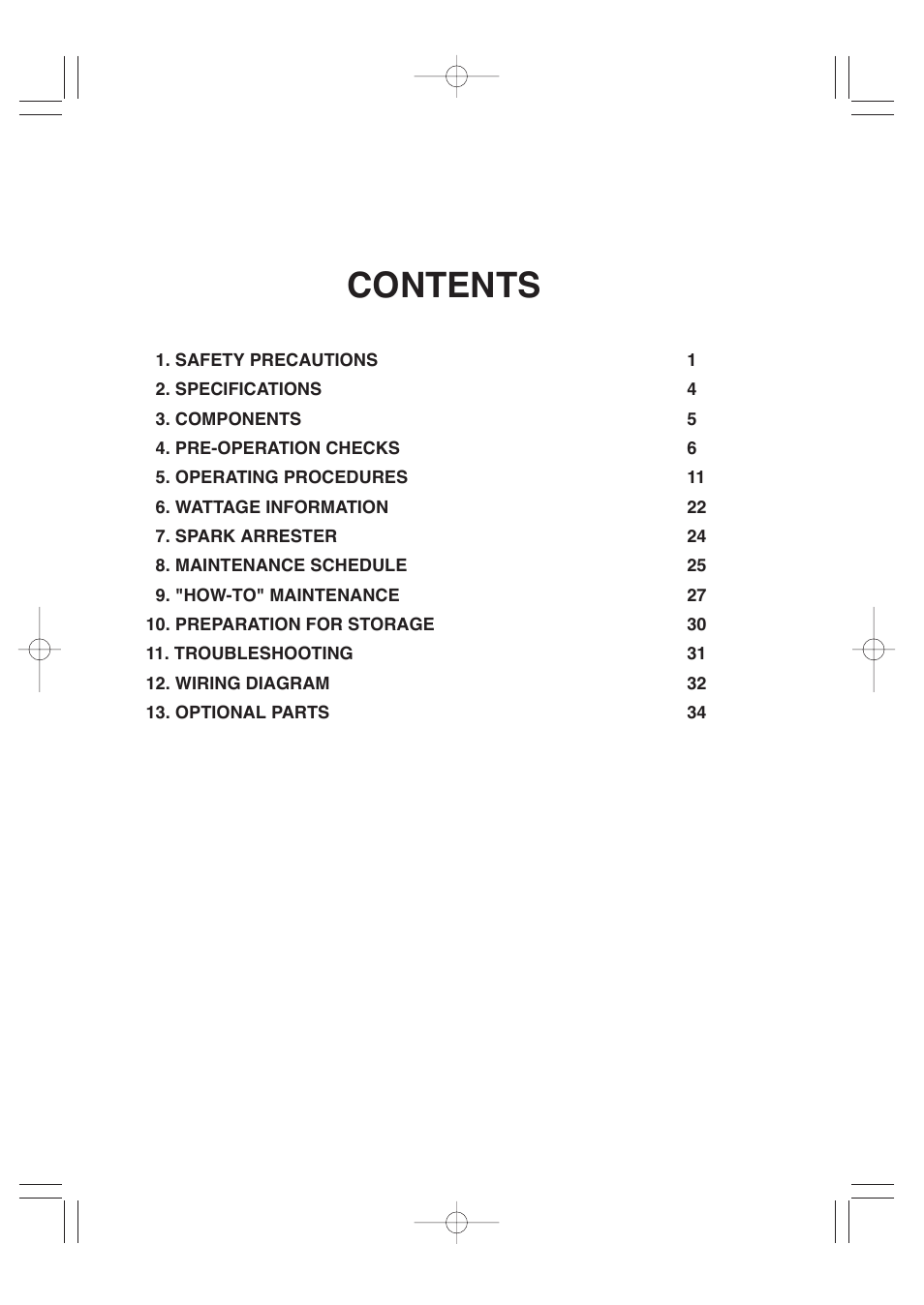 Subaru Robin RGV7500 User Manual | Page 10 / 46