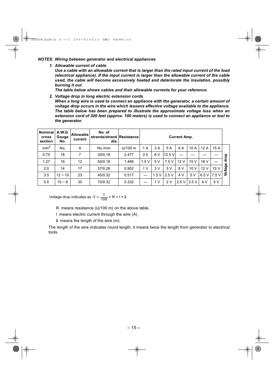 Subaru Robin RGD3300H User Manual | Page 18 / 54