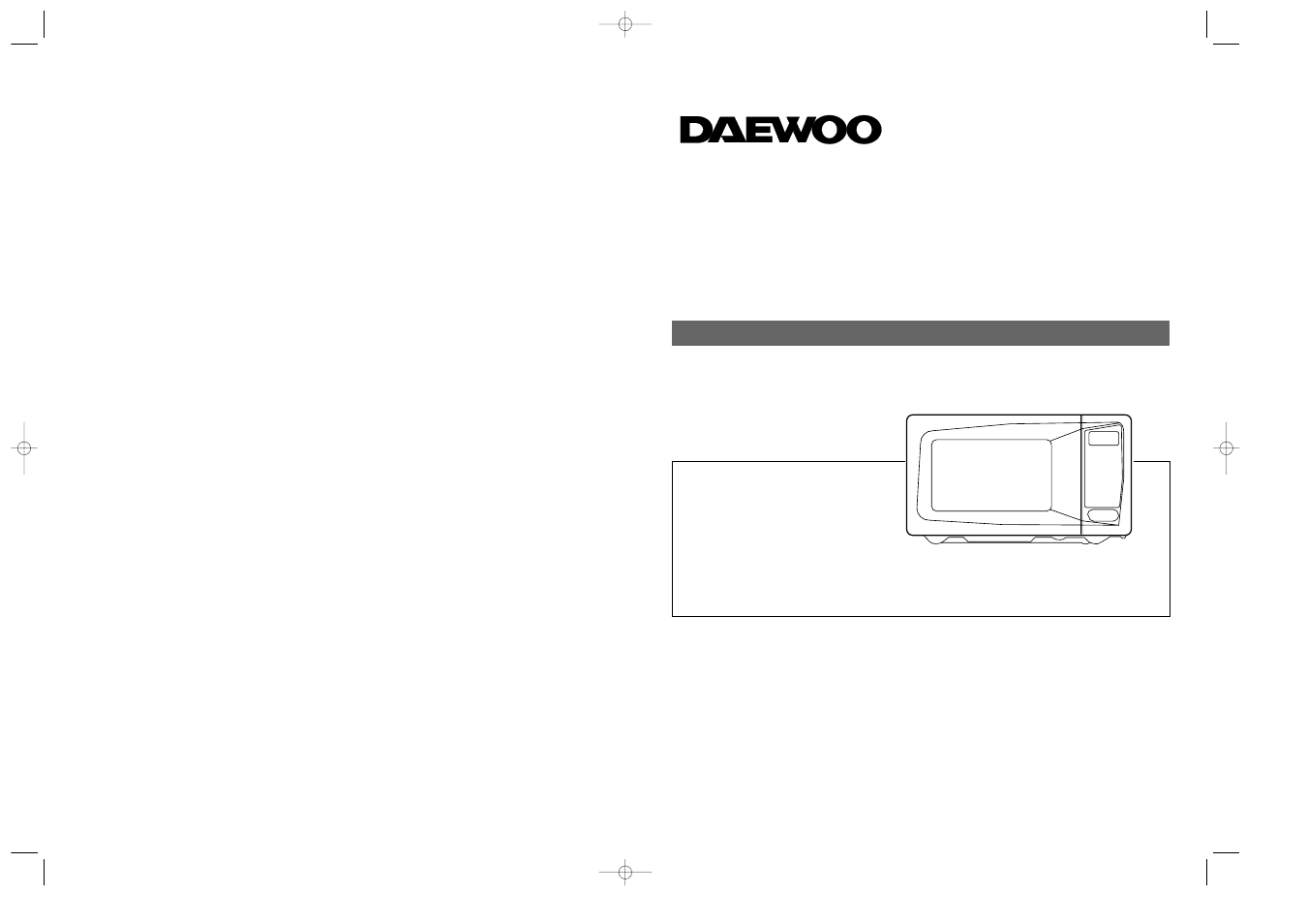 Daewoo KOR-631G User Manual | 9 pages