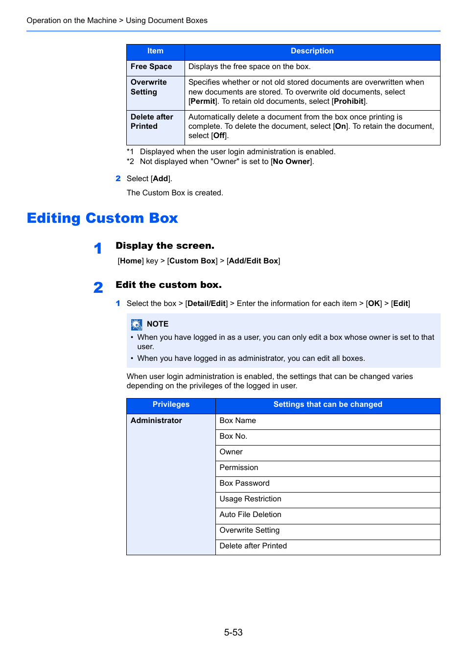 Editing custom box, Editing custom box -53 | Kyocera Taskalfa 3511i User Manual | Page 246 / 610