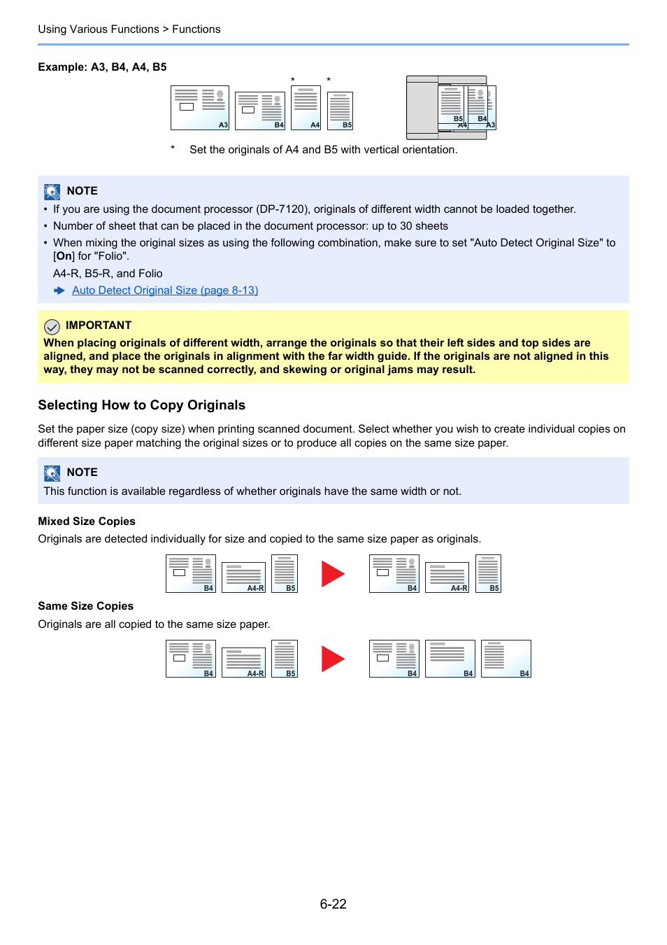 Selecting how to copy originals | Kyocera Taskalfa 3511i User Manual | Page 286 / 610