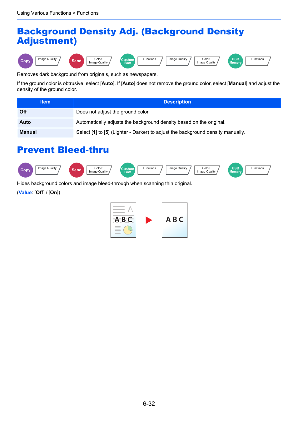 Prevent bleed-thru, Through when scanning thin original | Kyocera Taskalfa 3511i User Manual | Page 296 / 610