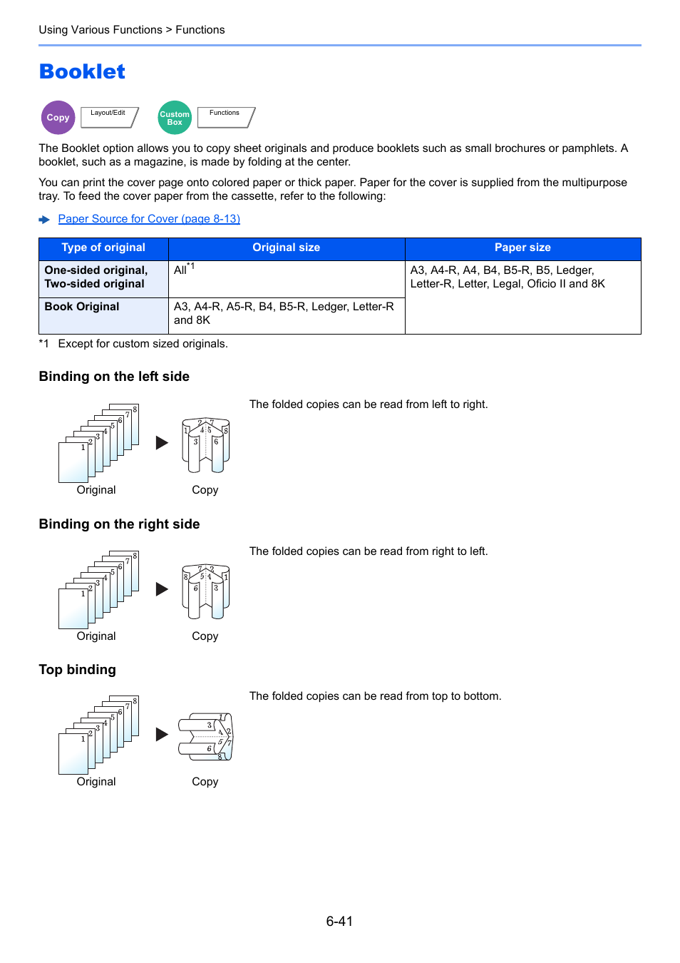 Booklet, Booklet -41 | Kyocera Taskalfa 3511i User Manual | Page 305 / 610