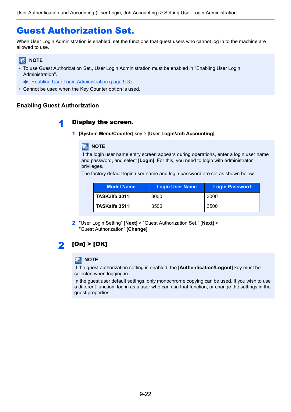 Guest authorization set, Guest authorization set -22 | Kyocera Taskalfa 3511i User Manual | Page 450 / 610