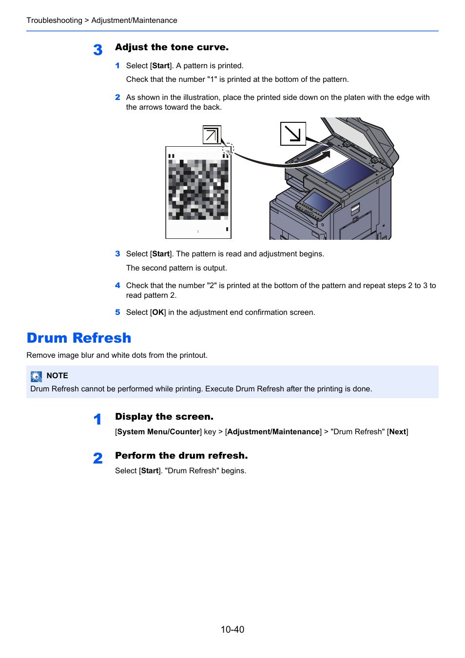 Drum refresh, Drum refresh -40 | Kyocera Taskalfa 3511i User Manual | Page 521 / 610