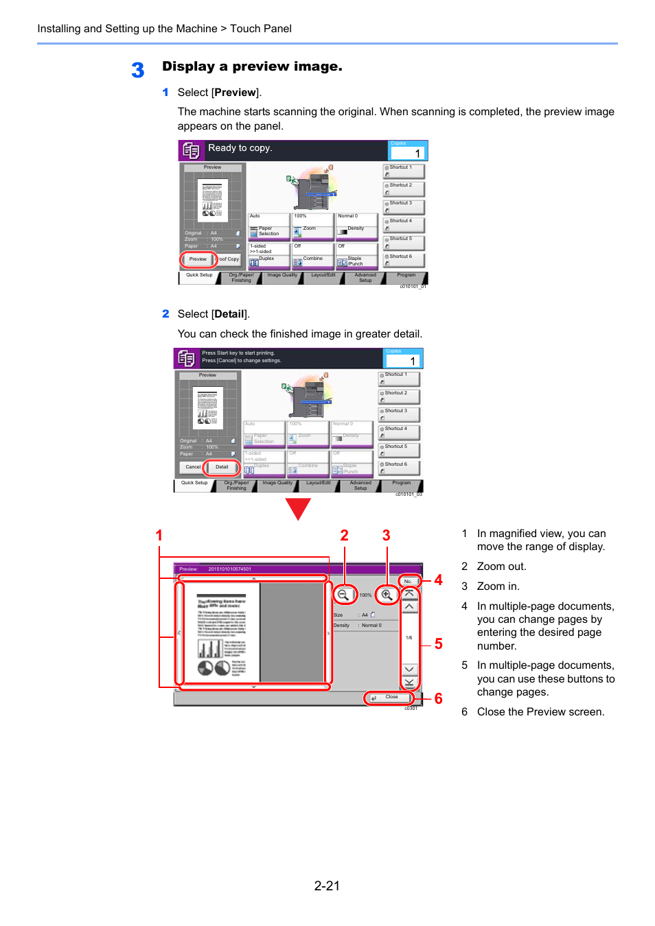 Display a preview image | Kyocera Taskalfa 3511i User Manual | Page 86 / 610