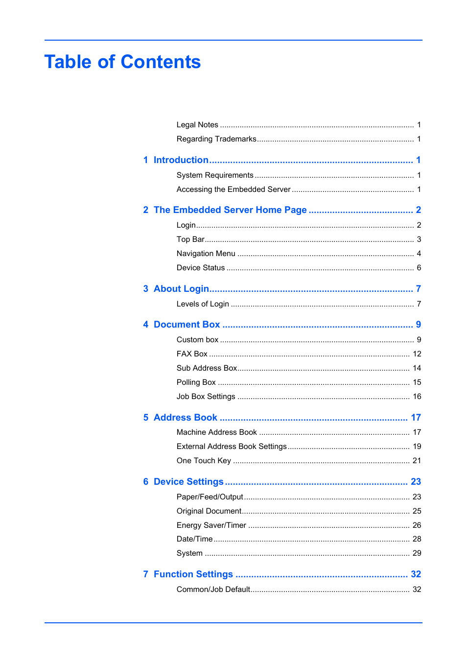 Kyocera Command Center RX User Manual | Page 3 / 118
